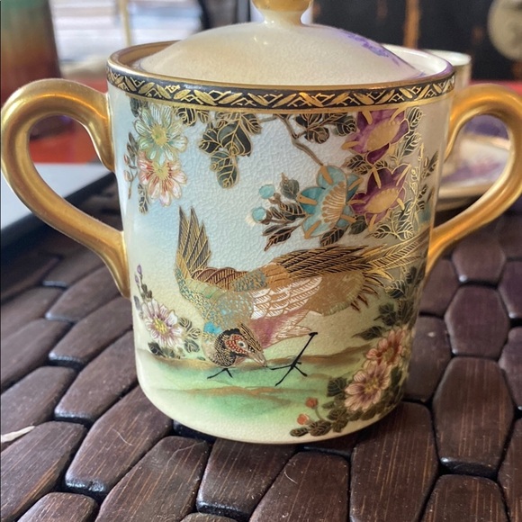 Japanese vintage Satsuma Coffee Set 13 piece - Picture 5 of 10